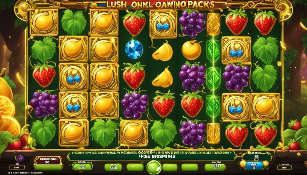 golden fruits slot exciting features